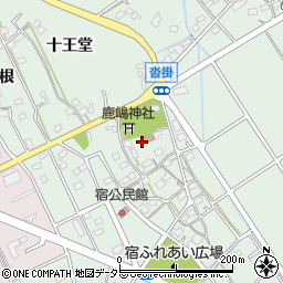 愛知県豊明市沓掛町宿周辺の地図