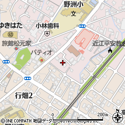 滋賀県野洲市小篠原1116周辺の地図