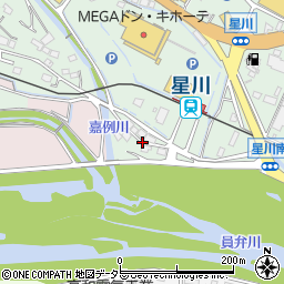 嘉例川橋周辺の地図