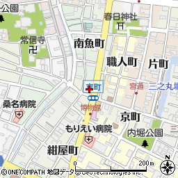 東松電器　本店周辺の地図