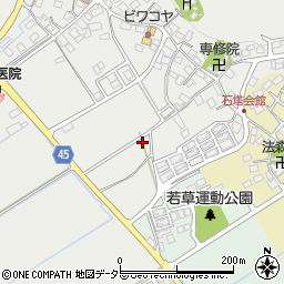 滋賀県東近江市石塔町80-2周辺の地図