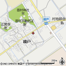 滋賀県蒲生郡竜王町綾戸455周辺の地図