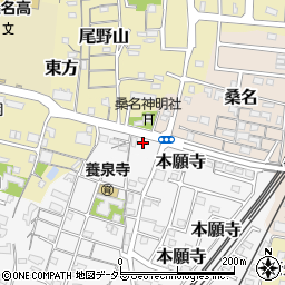 三重県桑名市本願寺193-9周辺の地図