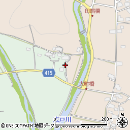 岡山県津山市福井3周辺の地図