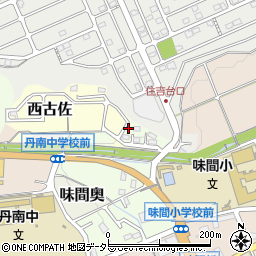 兵庫県丹波篠山市味間南1130-8周辺の地図