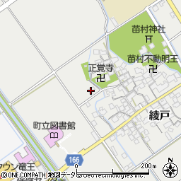滋賀県蒲生郡竜王町綾戸104周辺の地図