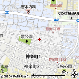 三重県桑名市霞町周辺の地図