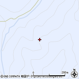 愛知県東栄町（北設楽郡）川角（沢登）周辺の地図