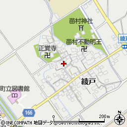 滋賀県蒲生郡竜王町綾戸510周辺の地図