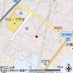 滋賀県野洲市小篠原876周辺の地図