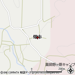 兵庫県丹波篠山市畑市周辺の地図