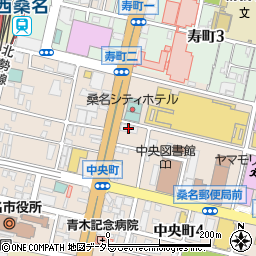 日本生命桑名支部ビル周辺の地図