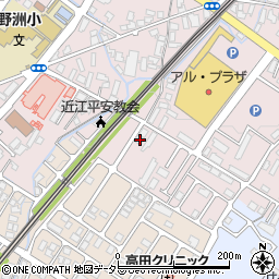 滋賀県野洲市小篠原2725周辺の地図