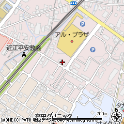 滋賀県野洲市小篠原1002周辺の地図