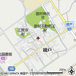滋賀県蒲生郡竜王町綾戸481周辺の地図