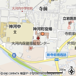 神河町役場　ひと・まち・みらい課商工観光周辺の地図