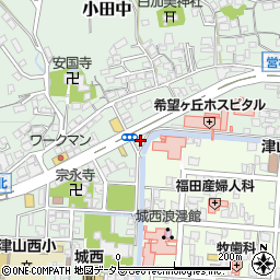 津山薬局　産業道路店周辺の地図