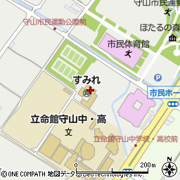 滋賀県守山市三宅町134-5周辺の地図