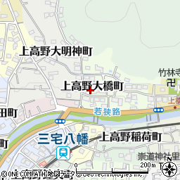 京都府京都市左京区上高野大橋町17周辺の地図