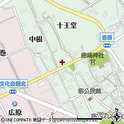 愛知県豊明市沓掛町森浦36周辺の地図