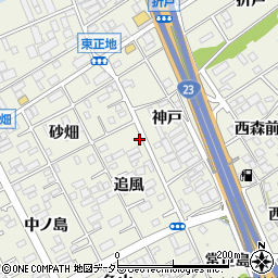 愛知県名古屋市緑区大高町追風54周辺の地図