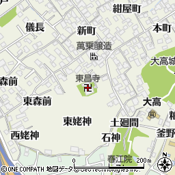 東昌寺周辺の地図