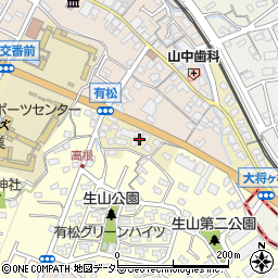 愛知県名古屋市緑区有松町大字有松橋東南周辺の地図
