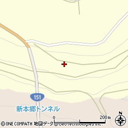 愛知県北設楽郡東栄町本郷南山周辺の地図