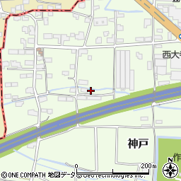 岡山県津山市神戸591周辺の地図