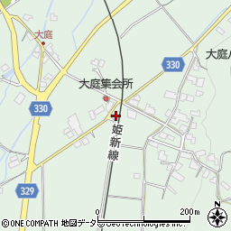 岡山県真庭市大庭470周辺の地図