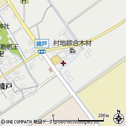 滋賀県蒲生郡竜王町綾戸318周辺の地図