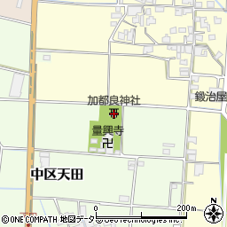 加都良神社周辺の地図