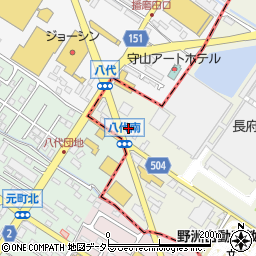 ＥＮＥＯＳ　Ｄｒ．Ｄｒｉｖｅ守山ＳＳ周辺の地図