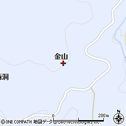 愛知県豊田市東大林町金山周辺の地図