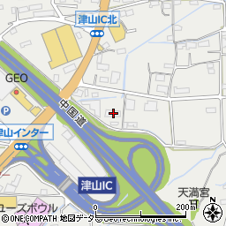 岡山県津山市河辺770周辺の地図
