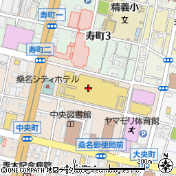 １００円ショップ　セリアアピタ桑名店周辺の地図