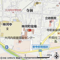 神河町役場周辺の地図