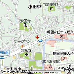ゲオ小田中店周辺の地図