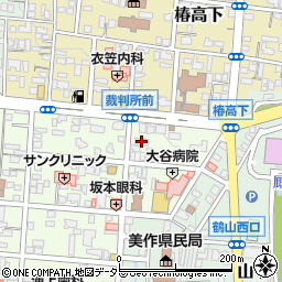 津山建設周辺の地図