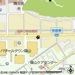 ＥＮＥＯＳジェイクエスト篠山店周辺の地図
