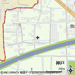 岡山県津山市神戸588周辺の地図