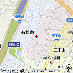 愛知県名古屋市緑区有松三丁山584周辺の地図
