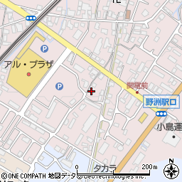 滋賀県野洲市小篠原877周辺の地図