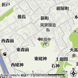 愛知県名古屋市緑区大高町西門田22周辺の地図