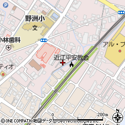 滋賀県野洲市小篠原1084周辺の地図
