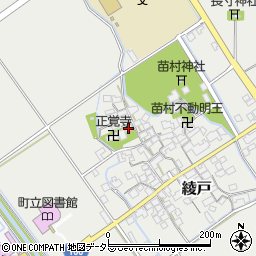 滋賀県蒲生郡竜王町綾戸507周辺の地図