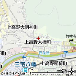 京都府京都市左京区上高野大橋町24周辺の地図