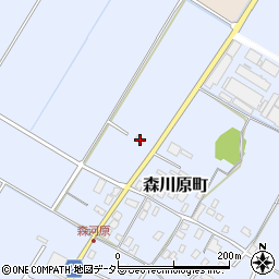 滋賀県守山市森川原町293周辺の地図