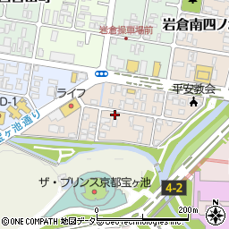 フルーツパーク岩倉東五田町駐車場周辺の地図
