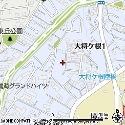 愛知県名古屋市緑区大将ケ根周辺の地図